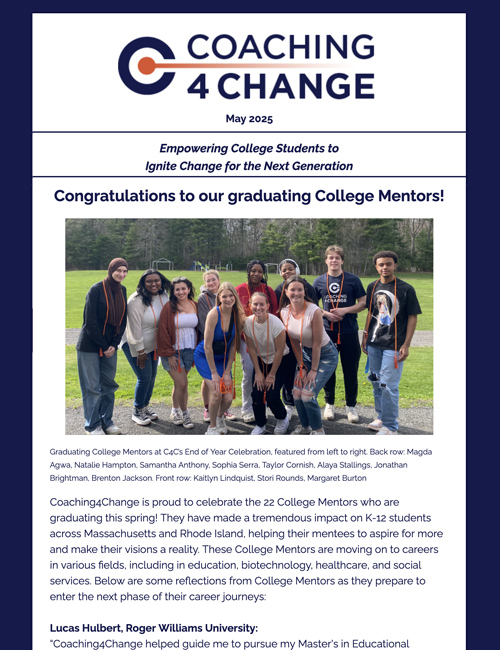 C4C Newsletter May 2025